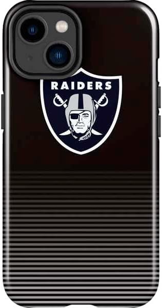 Skinit Impact Phone Case Compatible with iPhone 15 Plus - Officially Licensed NFL Las Vegas Raiders Breakaway Design