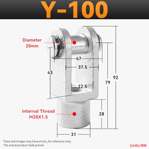 Image of Foot Flange CY-100 for Foot mounting Work with Pneumatic Standard Cylinder SC 100