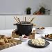 Princess 01.173025.01.001 Fondue Pure Black Con Carcasa De Bambú, Aluminio Fundido a...