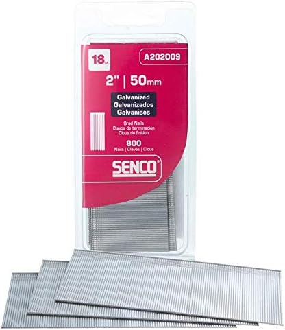 Senco A202009 18-Gauge x 2-Inch Electro Galvanized Brads