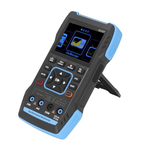 Image of 3 in 1 Channel Oscilloscope MultimeterGenerator, 2.8 Inch HD LCD Display, Handheld Design