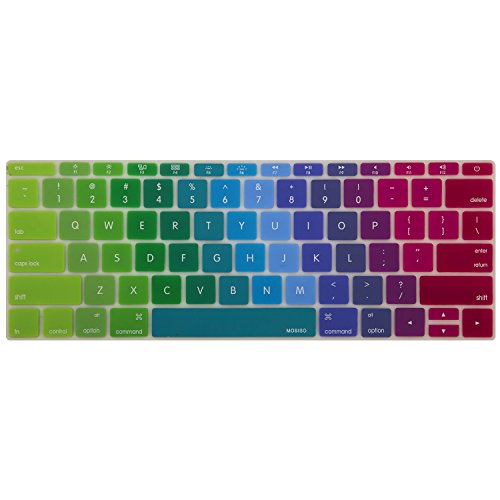 MOSISO Silicone Pattern Keyboard Cover Protective Skin Compatible with MacBook Pro 13 inch
