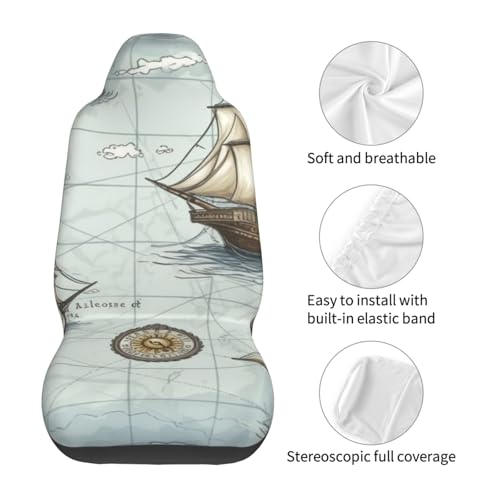 Housse de coussin universelle pour sièges avant auto - 7