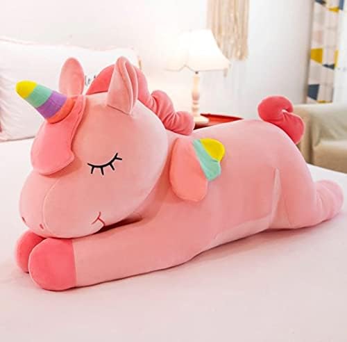 Image of Tinytotem Soft Toys Sleeping Unicorn Plushie Plush Toy for Kids Pet Adults Gift for Girls Girlfriend Plushies Huggable Stuffed Animal for Baby Toddlers Gifts