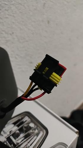 QitinDasen 4er-Set Wasserdichte Auto-Steckverbinder - 3-polig & Vorverdrahtet Für Auto, LKW & Boot