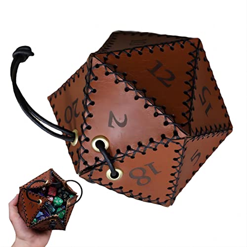 Taivoze Leather D20 Dice Pouch