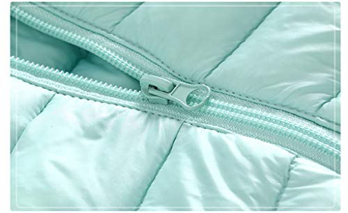 Newborn Baby Boy Girl Jacket Kids Hooded Jacket Coat Outerwear Winter Down Coats (Light blue, 6-12 Months)2