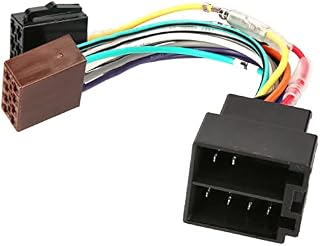 Audioproject A196 - samochodowy radiodapter - kompatybilny z VW Fiat Opel Corsa C Opel Astra G Mercedes Renault - zacisk obrotowy 15/30 - 16-pinowy adapter ISO radio samochodowe adapter uniwersalny