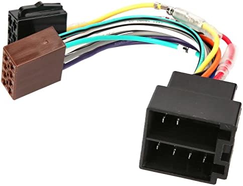 Audioproject A196 - samochodowy radiodapter - kompatybilny z VW Fiat Opel Corsa C Opel Astra G Mercedes Renault - zacisk obrotowy 15/30 - 16-pinowy adapter ISO radio samochodowe adapter uniwersalny