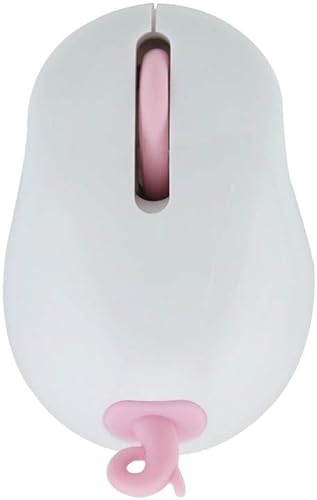 Vista 8 de Design Cute Portable Pig 1200DPI Mute Mini 2.4Ghz Ratón creativo inalámbrico Ratón Mini Gaming Mouse Pad (blanco, tamaño único)