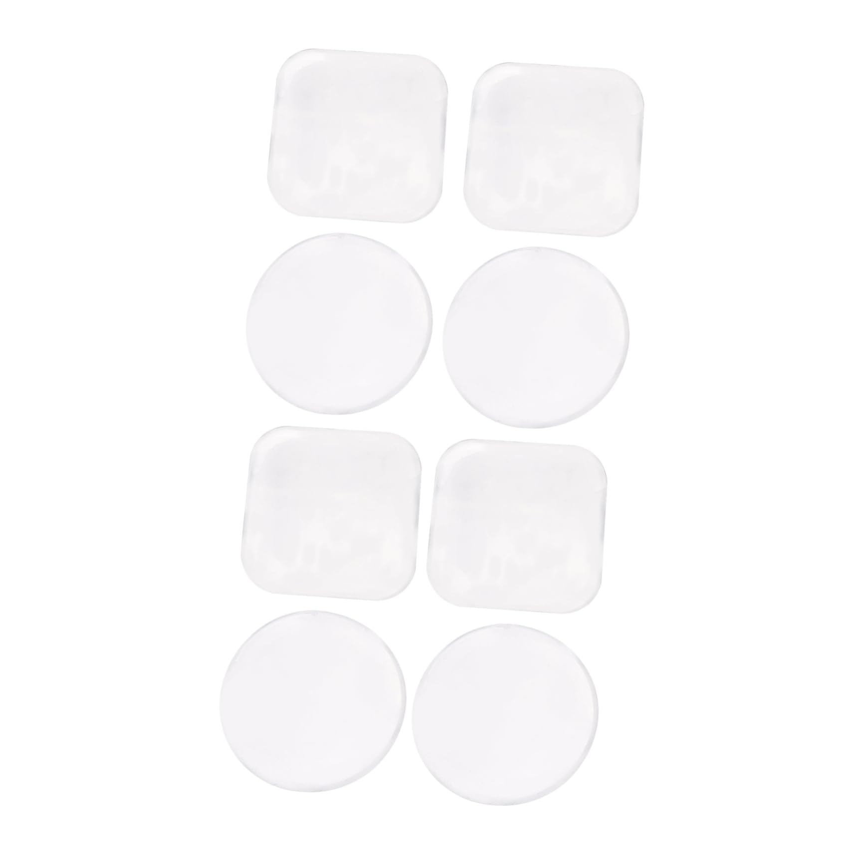PartyKindom 8 Pack Eyelash Extension Holder Pallet Silicone False Lashes Pad Set Lash Grafting Tools