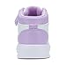 YEESANFUL Purple Shoes for Little Girls High Top Sneakers Hook and Loops Fashion Kids Running Shoes 1