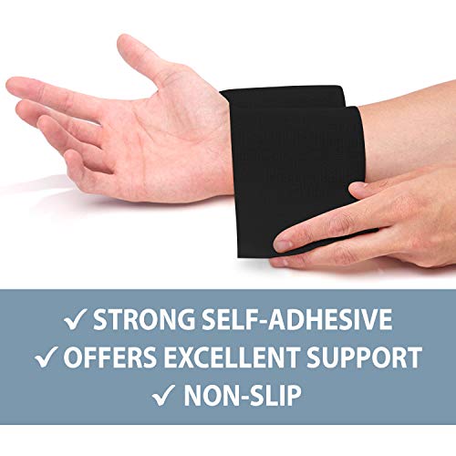 Image of Self-Adhesive Bandage Wrap - Suitable for All Sports - Breathable Athletic Tape for Wrists - Knee and Ankle - Self Adhesive Bandage- 2 Inch- 24 Pack - White
