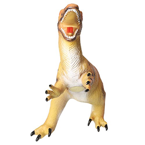 rainbow yuango 20" 10" 15" Educational Plastic Dinosaur Model Action Figures Toy Realistic Vinyl Plastic Dinosaur Model for Kids Soft Touch (Tyrannosaurus-1667) - Thumbnail 3