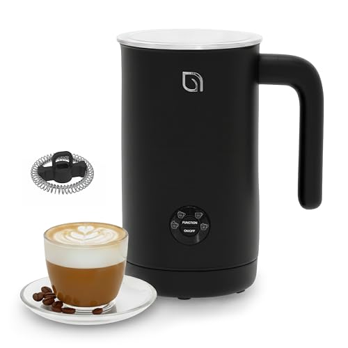 WILLOW Eco Series Milk Frother, 4 in 1 Milk Steamer, One Button Operation Hot and Cold Foam Maker 8.12oz/240ml Milk Warmer for Coffee & Latte, Made from 99% Recycled Plastics, 100% Non-Toxic