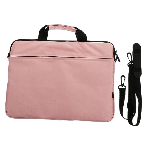 KONTONTY 1 Pc bolsa de ordenador portátil paquete office handbag laptop bag Maletín portátil titular pro bolsa de transporte para ordenador portátil organizador de laptop Poliéster rosa