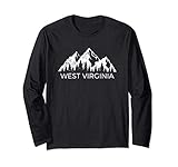 West Virginia Shirt for Men Women | West Virginia Mountain Long Sleeve T-Shirt