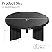 IDEALHOUSE Round Coffee Table, 33.5
