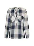Geknöpfte Manschetten ESPRIT Damen 992CC1F308 Bluse, 402/NAVY 3, M