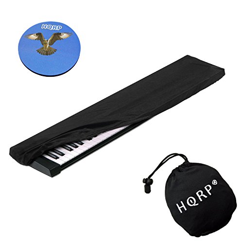 HQRP Funda antipolvo, cubierta para Casio CTK-900 / LK-160 / LK-200 / LK-200S / LK-210 / LK-215 / LK-230 / XW-P1 sintetizador + HQRP Posavasos
