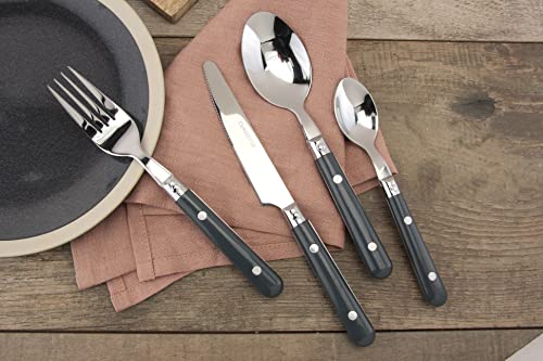 APOLLO SS Cutlery Set 16pc BistroGREY, Silver - Image 4