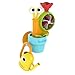 YOOKIDOO Water Snail – Baby Bath Toy Garden Theme – Bath and Shower Game – Watering Can, Snail, Flowers, Water Mill – Baby Gift from 18 Months, Small