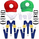 【Nombreuses utilisations】Que ce soit pour le carnaval, Halloween, Noël, les fêtes à thème, le cosplay, les fêtes d'anniversaire ou les spectacles sur scène, cet ensemble s'intègre parfaitement. Polyvalent pour des costumes en duo ou comme complément à vos déguisements.