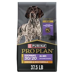Purina Pro Plan Sport Performance 30/20 Chicken and Rice Formula High Protein Dog Food – 37.5 lb. Bag