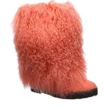 Bearpaw Boetis Ii Women's Fur Boots Raspberry - 7 Medium