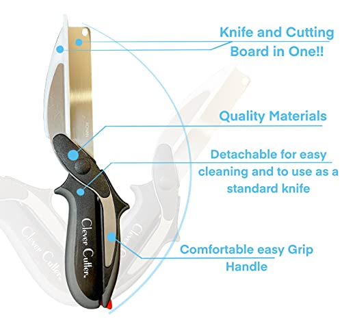 Clever Cutter 2-en-1 Cuchillo y Tabla de Cortar miniatura 4