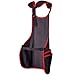 NoCry Professional Canvas Work Apron - with 16 Tool Pockets, Fully Adjustable, Waterproof & Protective, Black