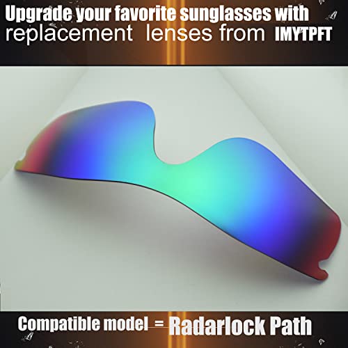 Lentilles de rechange Radarlock Path Titanium : verres compatibles Titane et Vert - 5