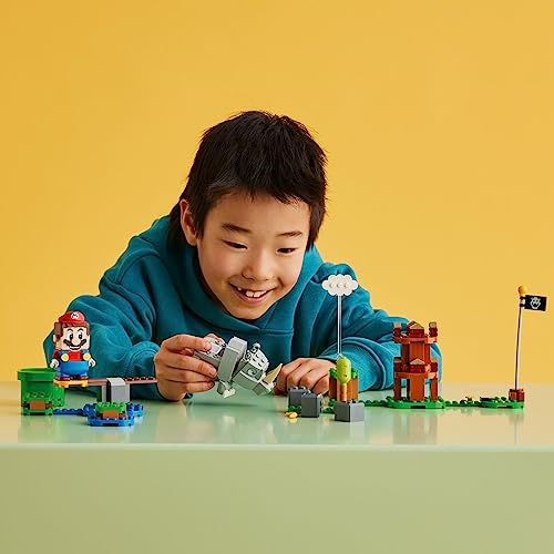 LEGO Set Super Mario 71420 Set de Expansao Rambi o rinoceronte 106 peças