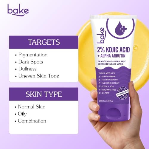 BAKE 2% Kojic Acid Face Wash 100ml - Image 7