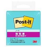 Amazon.co.jp: 3M ポストイット 付箋 強粘着 大きい ホワイト​ 75×75mm