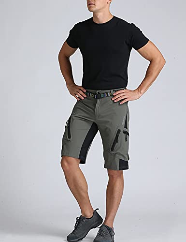 Pantalones ciclismo Bestgift para hombre Khaki L miniatura 5