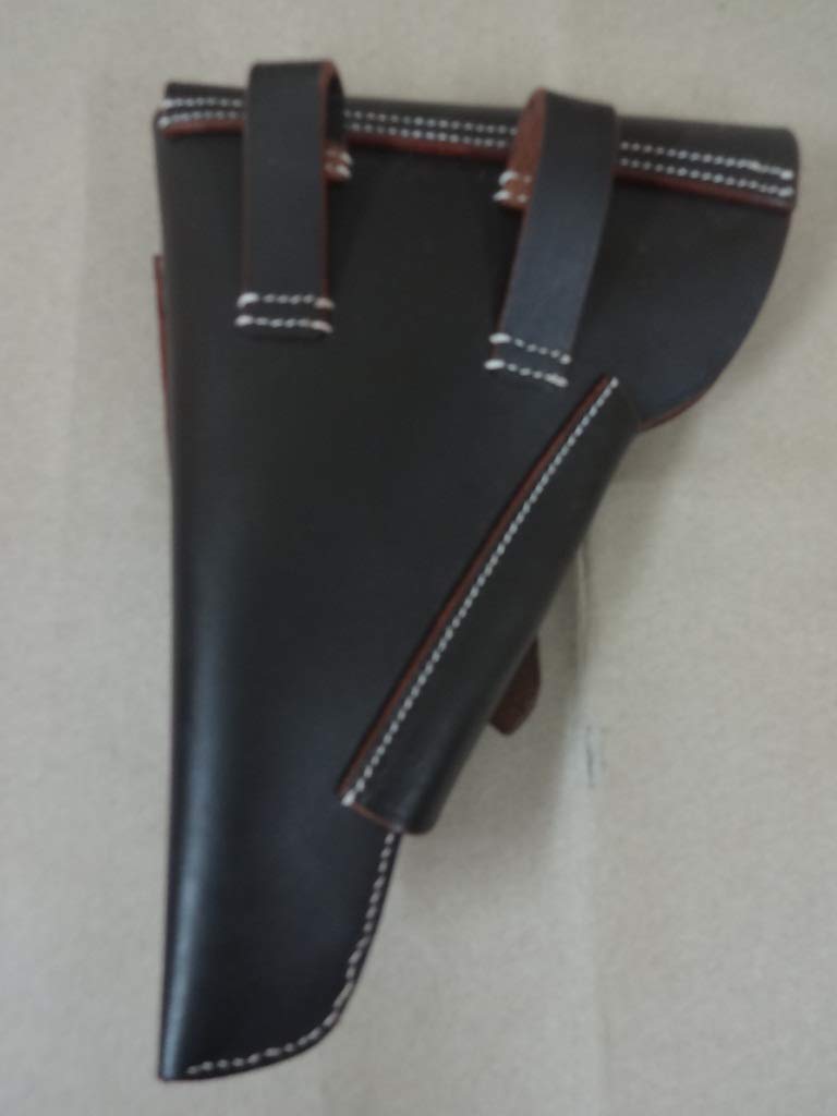 warreplica Soft Shell Walther P38 Cuero de la pistolera de Brown Oscuro