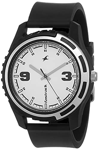 Fastrack White Dial Analog Watch For Men -NR3114PP01