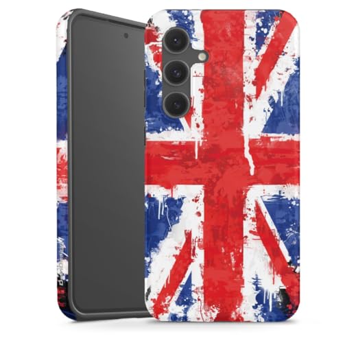Coque Samsung Galaxy S24 FE 5G DeinDesign renforcée antichoc motif drapeau Union Jack