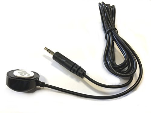 Inteset 38 kHz Infrared Receiver Extender Cable for HD DVR's & STB's- Check Compatibility