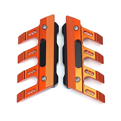 Dartsz Für Kawasaki Z125 Z250 Z300 Z750 Z800 Z900 Z1000 Z1000SX Motorrad Kotflügel Vorderradgabel Protector Guard Block Front Fender Slider Zubehör Mehrfarbig (Farbe : Orange)