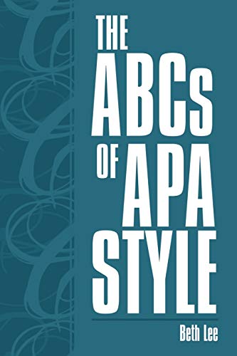 The Abcs Of Apa Style