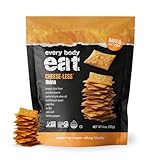 Every Body Eat Snack Cracker Thins, Cheese-Less - Gluten Free, Vegan, Dairy Free, and Seed Oil Free, 4oz
