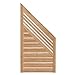 Produktbild Weidenprofi Sichtschutz aus Lärche, Holz Lamellenzaun, Gartenzaun aus Lärchenholz, Größe (BxH): 90 x 180-90 cm