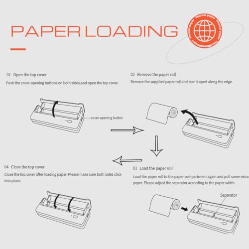 Papel térmico MT810 continuo con emulsión termosensible de alta sensibilidad 6