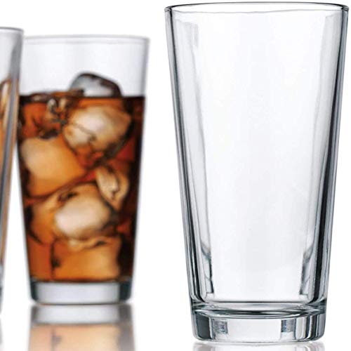 Drinking Glasses Set Of 10 Highball Glass Cups 17 Oz. By Home Essentials & Beyond – Beer Glasses, Water, Juice, Cocktails, Iced Tea, Bar Glasses. Dishwasher Safe. #TOP3