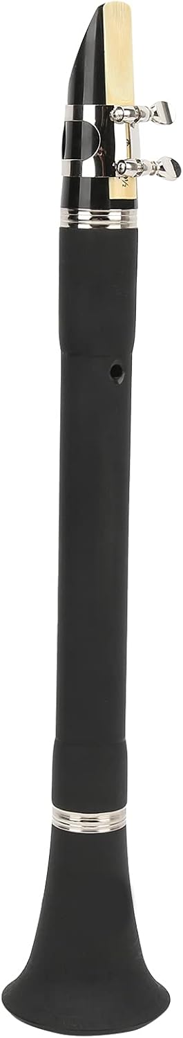 Clarinet Instrument, Professional Black Clarionet with Mouthpiece Reeds Cork Grease, for Beginners and Students, Clear Loud Timbre Easy to Play Lightweight Portable - Image 1 of 9