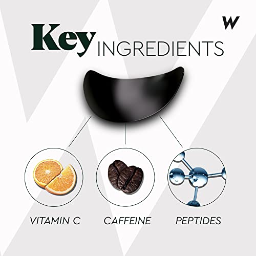 Wolf Project Under Eye Mask For Dark Circles And Puffiness With Caffeine, Vitamin C, Peptides To Instantly Reduce Dark Circles, Puffy Eyes, Undereye Bags, And Wrinkles (5 Pairs) #TOP4