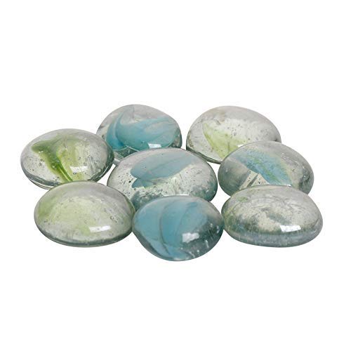 Pikvy Pebbles for Decoration - Glass-Mix Leaf Pebbles Stones - Decorative Stones and Pebbles, Vase Fillers Stones - Pebbles for Plants Pots and Home Decor (500 Kg) (B09PDYYCK8) Amazon Price History, Amazon Price Tracker