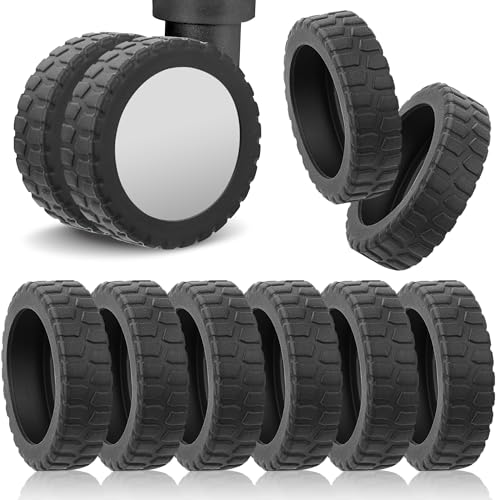 8PCS Luggage Wheel Protectors for 2-2.4" Spinner Wheels